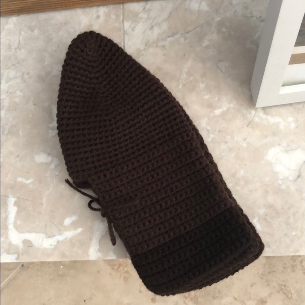 Hand made wool slippers
